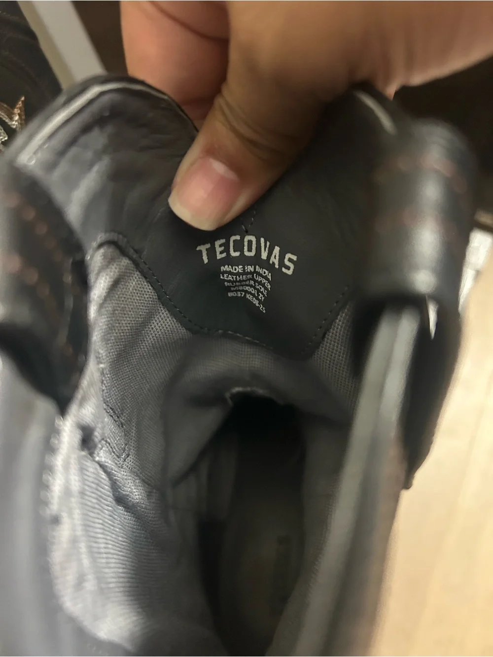Tecovas Black Leather Western Cowboy Boots with Embroidery